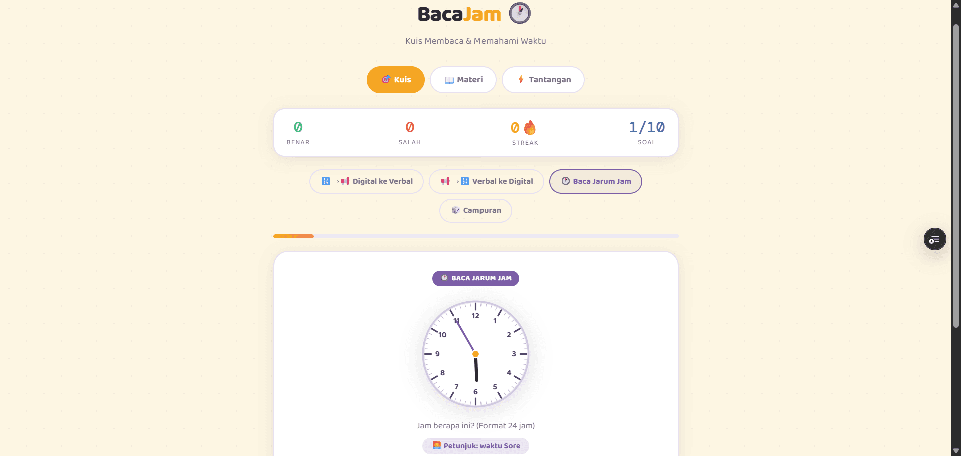 bacajam reading platform screenshot